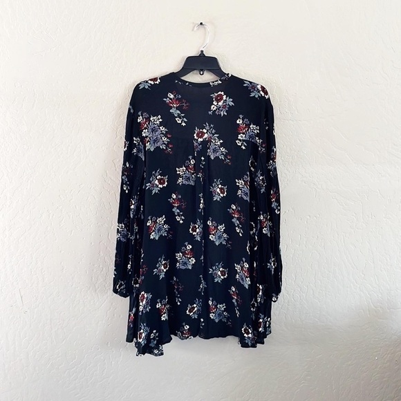 Free People ‘Snap On’ Floral Mini/ Tunic‎ Dress - Picture 6 of 10